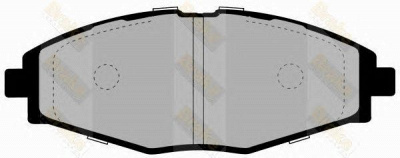 BRAKE ENGINEERING pa1192 -  Комплект тормозных колодок, дисковый тормоз